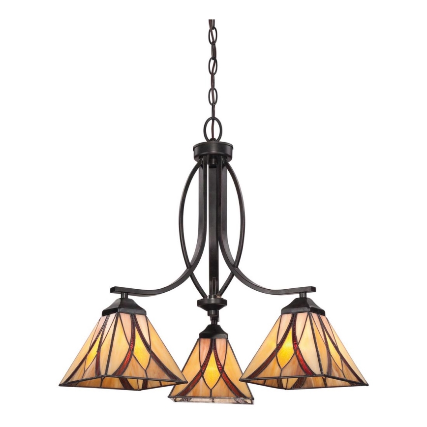 Elstead QZ-ASHEVILLE3 - Chandelier on a chain ASHEVILLE 3xE27/60W/230V