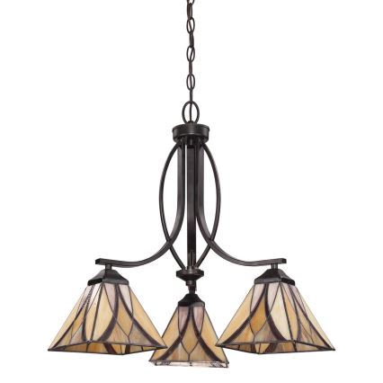 Elstead QZ-ASHEVILLE3 - Chandelier on a chain ASHEVILLE 3xE27/60W/230V