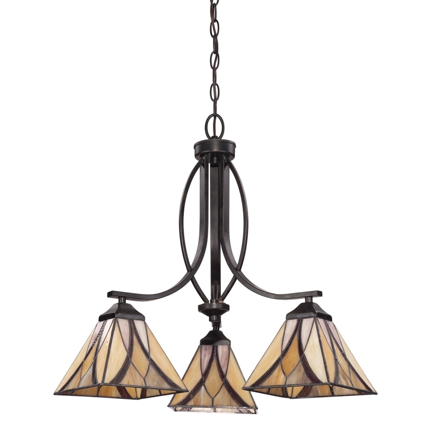 Elstead QZ-ASHEVILLE3 - Chandelier on a chain ASHEVILLE 3xE27/60W/230V