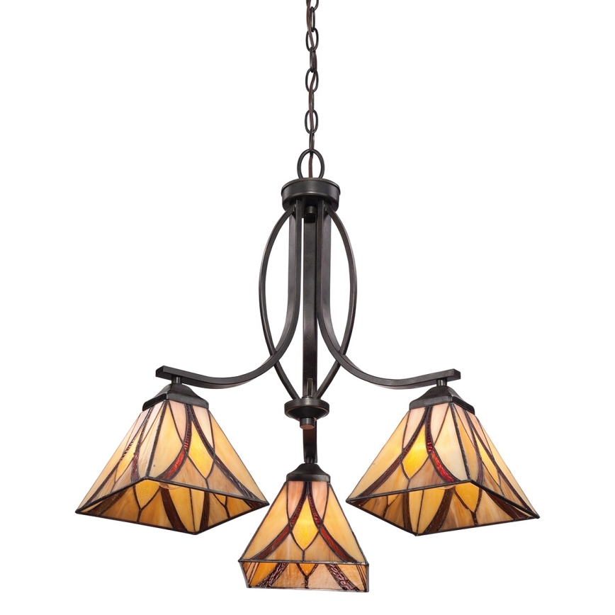 Elstead QZ-ASHEVILLE3 - Chandelier on a chain ASHEVILLE 3xE27/60W/230V