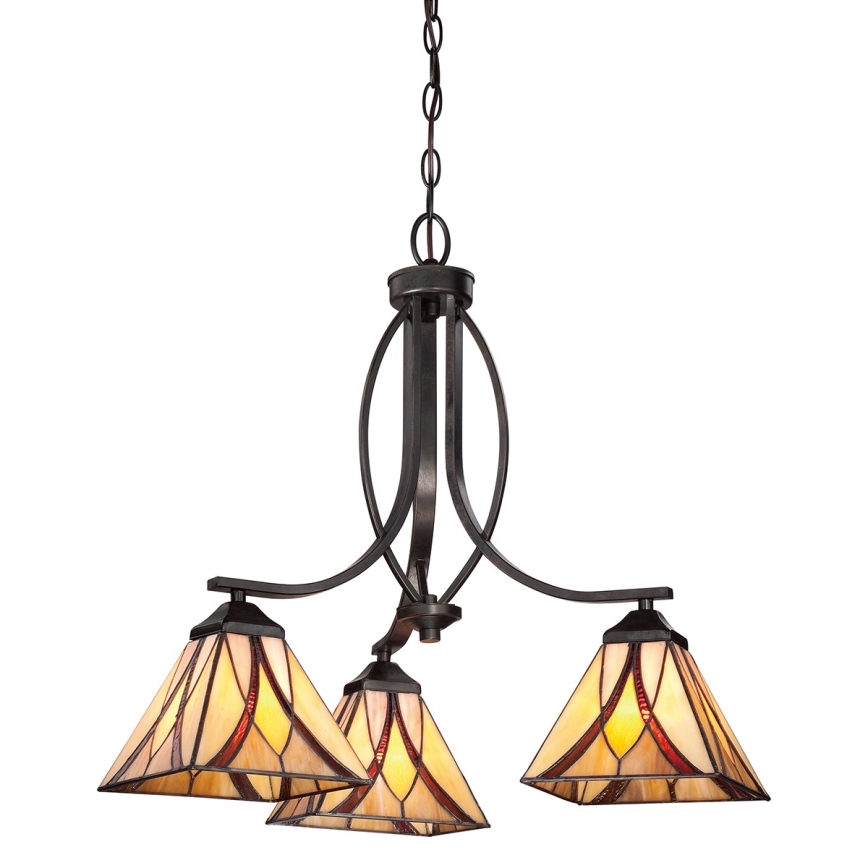 Elstead QZ-ASHEVILLE3 - Chandelier on a chain ASHEVILLE 3xE27/60W/230V