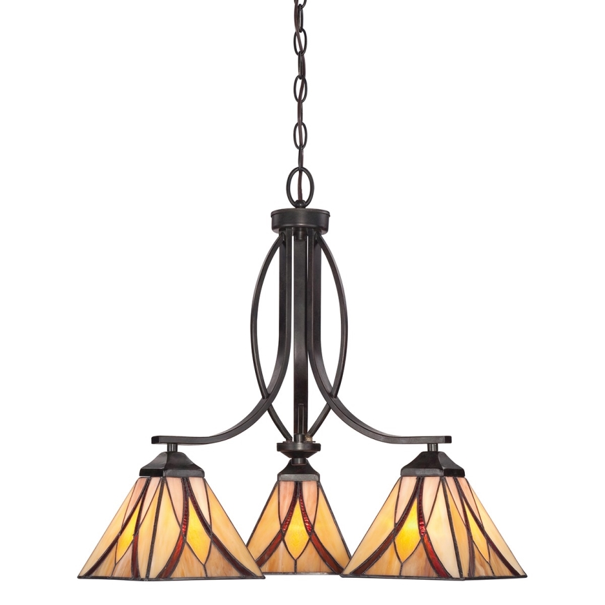 Elstead QZ-ASHEVILLE3 - Chandelier on a chain ASHEVILLE 3xE27/60W/230V