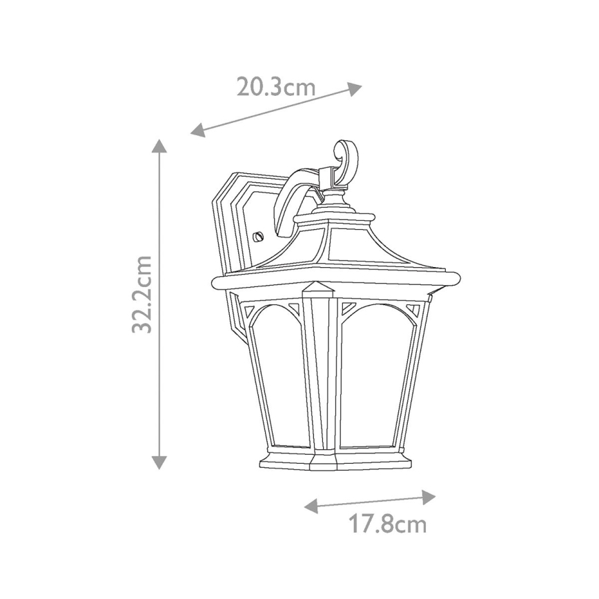 Elstead QZ-BEDFORD2-S - Outdoor wall light BEDFORD 1xE27/60W/230V IP44