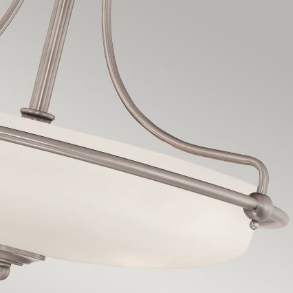Elstead - Surface-mounted chandelier GRIFFIN 4xE27/100W/230V matte chrome