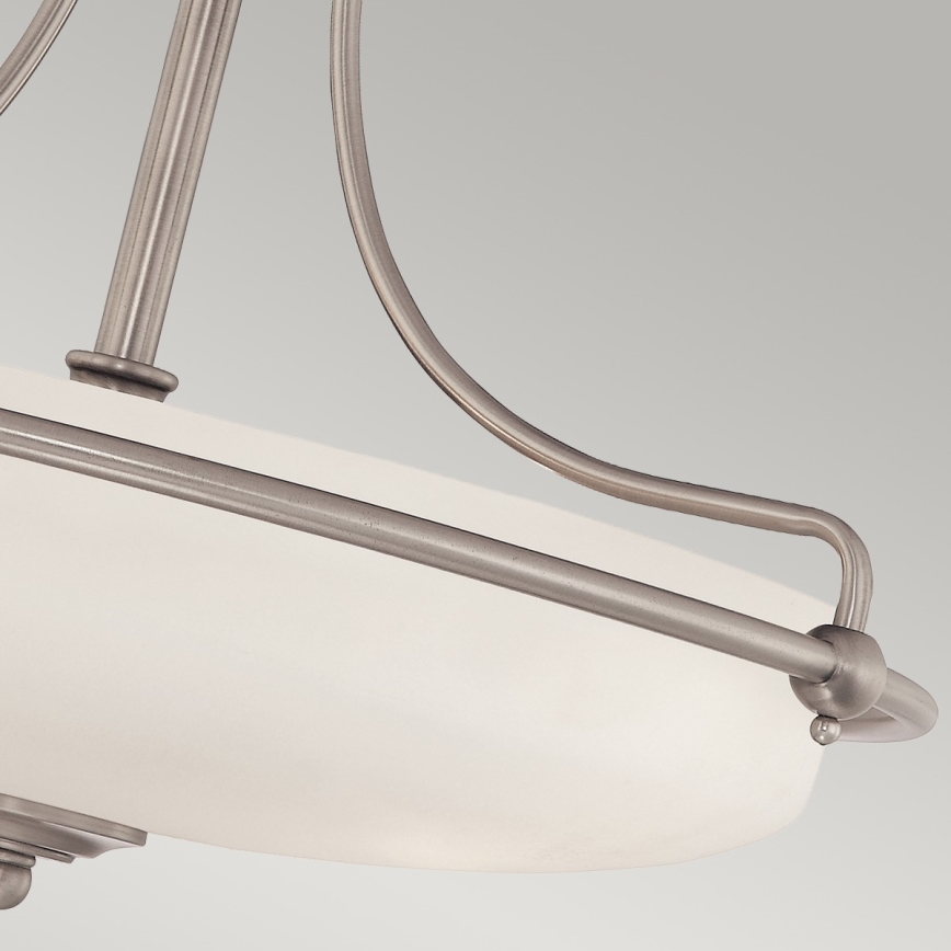 Elstead - Surface-mounted chandelier GRIFFIN 4xE27/100W/230V matte chrome