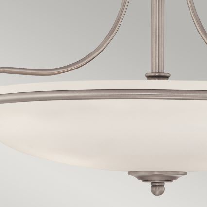 Elstead - Surface-mounted chandelier GRIFFIN 4xE27/100W/230V matte chrome