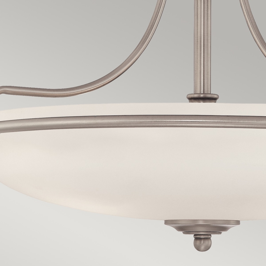 Elstead - Surface-mounted chandelier GRIFFIN 4xE27/100W/230V matte chrome