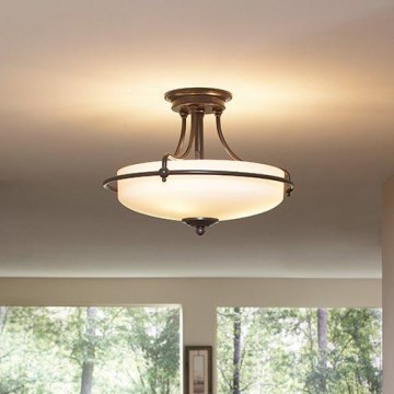Elstead QZ-GRIFFIN-SFM-PN - Surface-mounted chandelier GRIFFIN 4xE27/100W/230V bronze