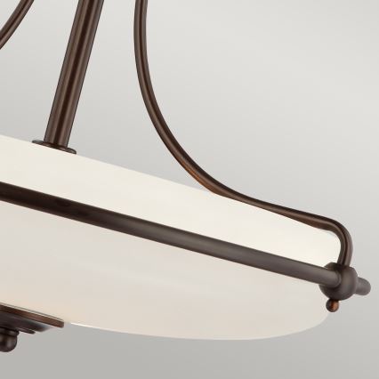 Elstead - Surface-mounted chandelier GRIFFIN 4xE27/100W/230V bronze