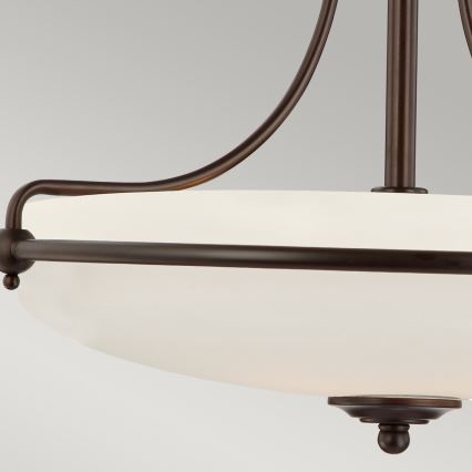 Elstead - Surface-mounted chandelier GRIFFIN 4xE27/100W/230V bronze