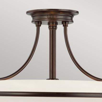 Elstead - Surface-mounted chandelier GRIFFIN 4xE27/100W/230V bronze