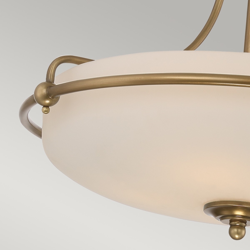 Elstead - Surface-mounted chandelier GRIFFIN 4xE27/100W/230V brass