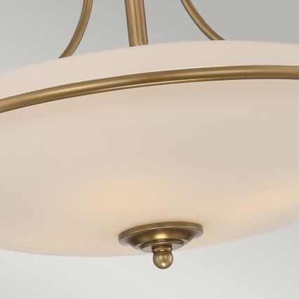 Elstead - Surface-mounted chandelier GRIFFIN 4xE27/100W/230V brass