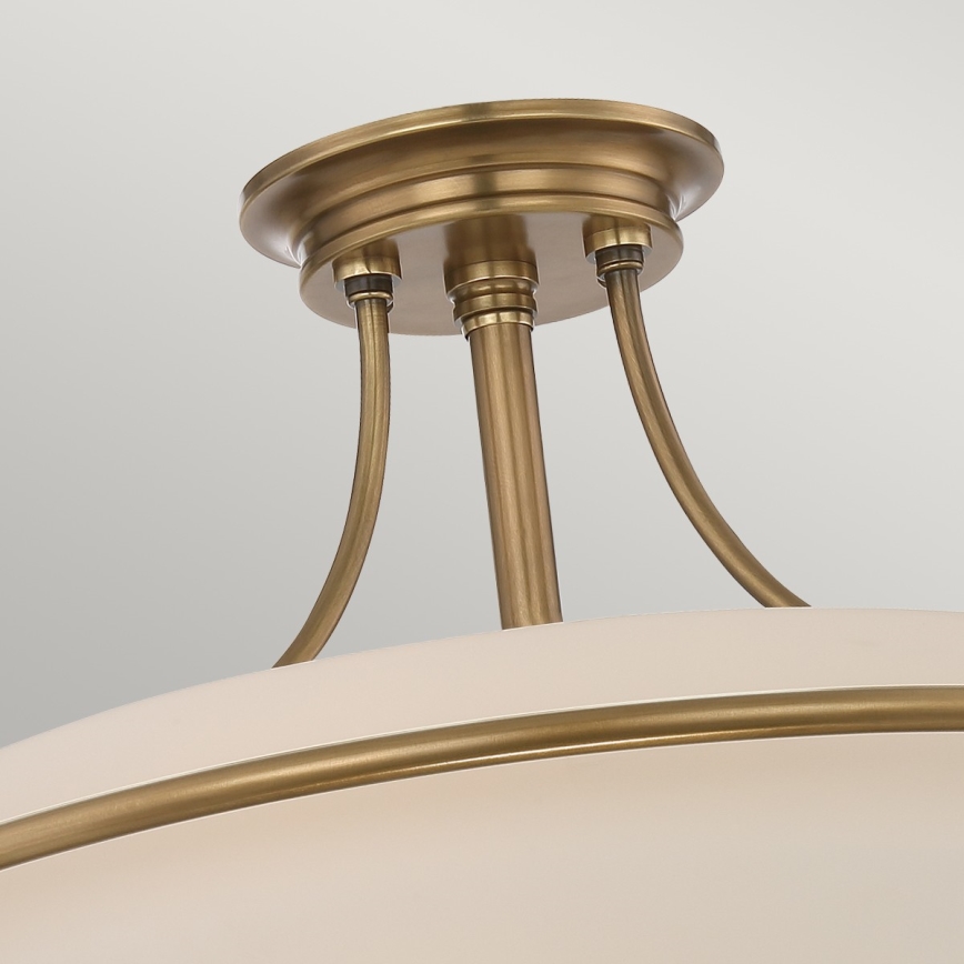 Elstead - Surface-mounted chandelier GRIFFIN 4xE27/100W/230V brass