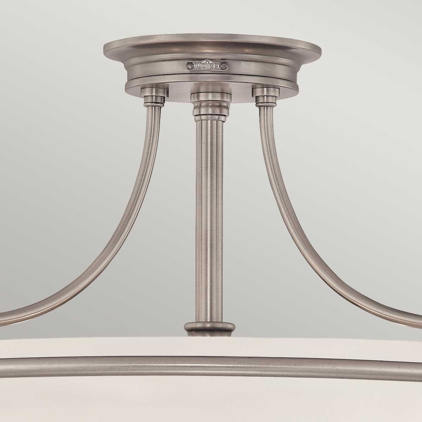 Elstead - Surface-mounted chandelier GRIFFIN 3xE27/100W/230V matte chrome