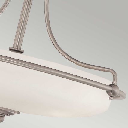 Elstead - Surface-mounted chandelier GRIFFIN 3xE27/100W/230V matte chrome