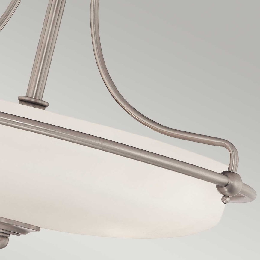 Elstead - Surface-mounted chandelier GRIFFIN 3xE27/100W/230V matte chrome