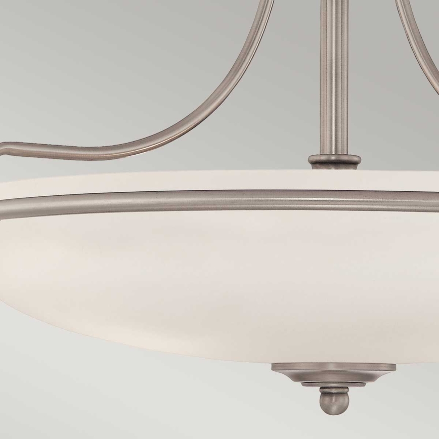 Elstead - Surface-mounted chandelier GRIFFIN 3xE27/100W/230V matte chrome