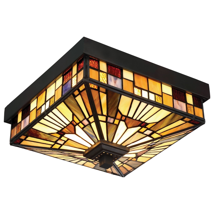 Elstead QZ-INGLENOOK-F - Outdoor ceiling light INGLENOOK 2xE27/60W/230V IP44