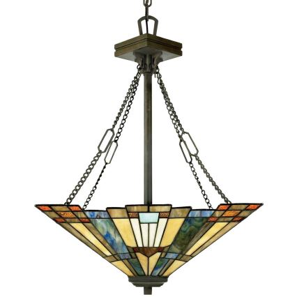 Elstead QZ-INGLENOOK-P-B - Chandelier on a chain INGLENOOK 3xE27/100W/230V
