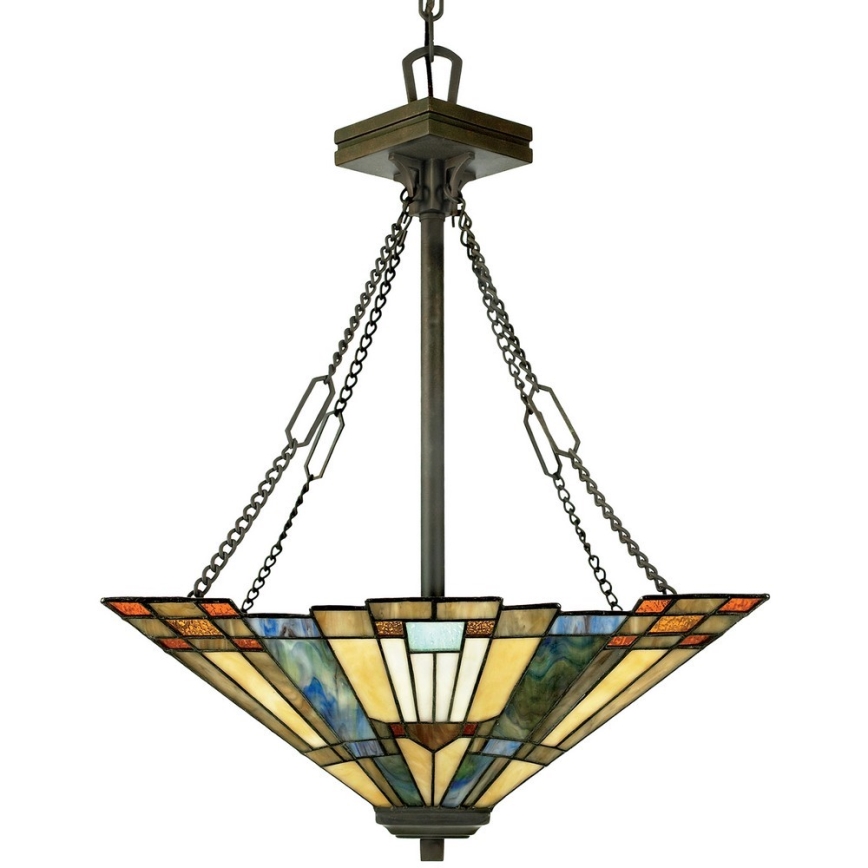 Elstead QZ-INGLENOOK-P-B - Chandelier on a chain INGLENOOK 3xE27/100W/230V