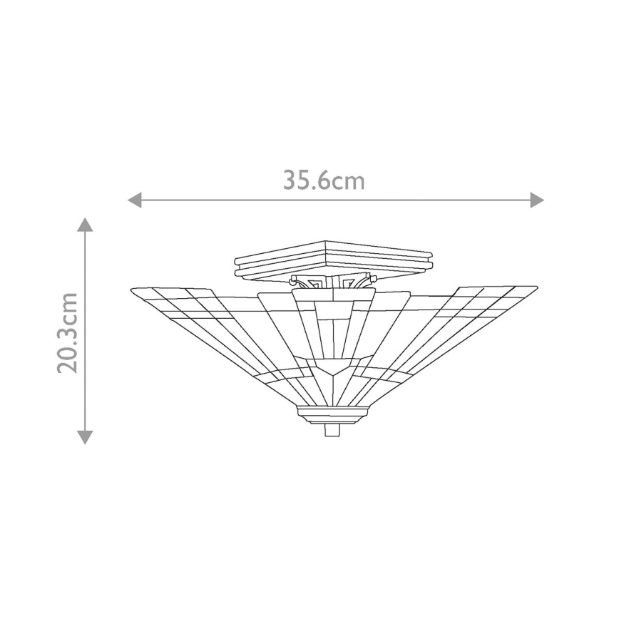 Elstead QZ-INGLENOOK-SF - Ceiling light INGLENOOK 2xE27/60W/230V