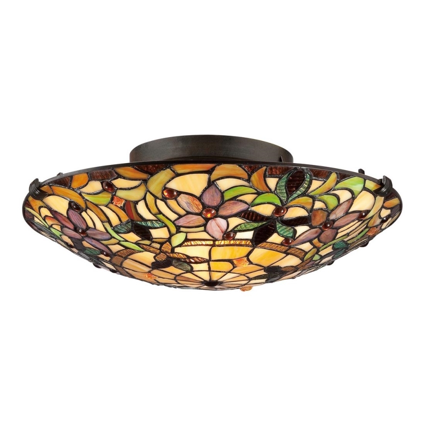 Elstead QZ-KAMI-F - Ceiling light KAMI 2xE27/60W/230V