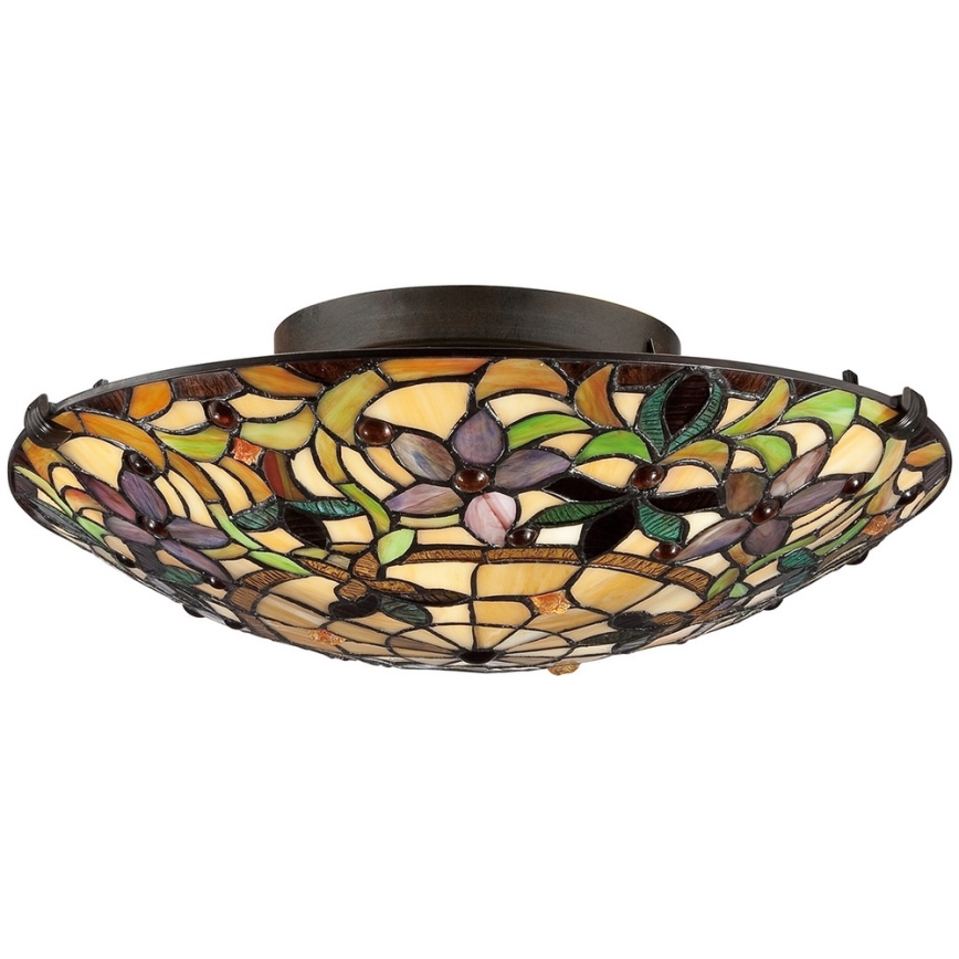 Elstead QZ-KAMI-F - Ceiling light KAMI 2xE27/60W/230V