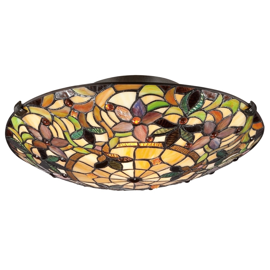 Elstead - Tiffany KAMI Ceiling Light 2xE27/60W/230V