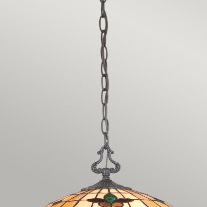 Elstead - Tiffany KAMI chain-hung chandelier 3xE27/60W/230V