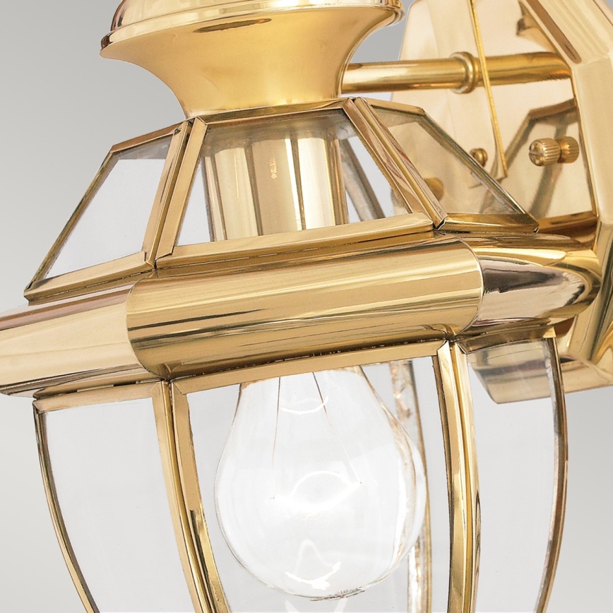Elstead QZ-NEWBURY2-S-PB - Outdoor wall light NEWBURY 1xE27/150W/230V IP44