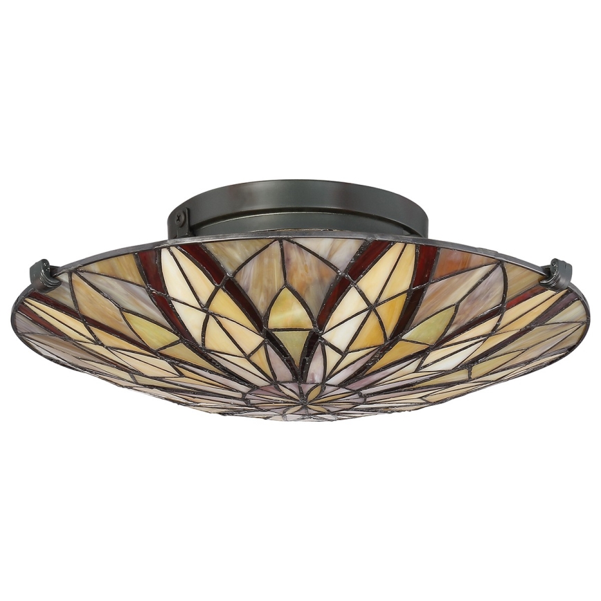Elstead - VICTORY Tiffany Ceiling Light 2xE27/60W/230V