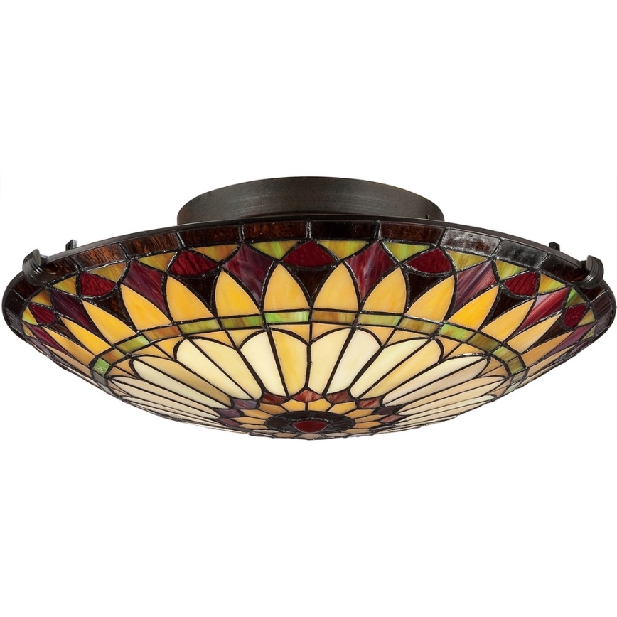 Elstead QZ-WEST-END-F - Ceiling light WEST 2xE27/75W/230V
