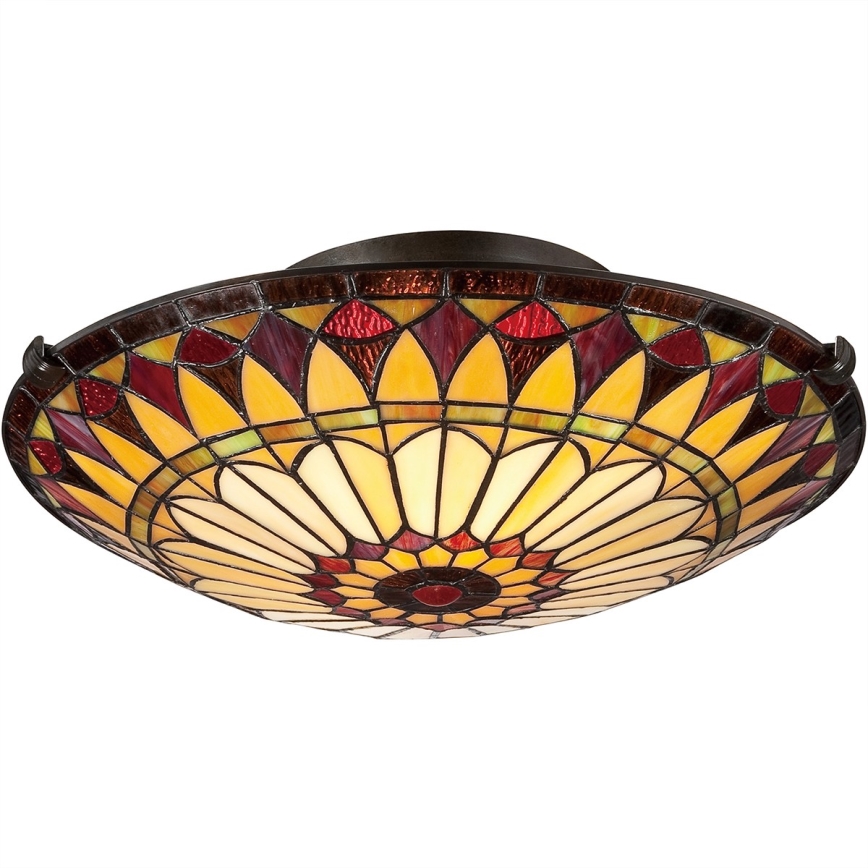 Elstead QZ-WEST-END-F - Ceiling light WEST 2xE27/75W/230V