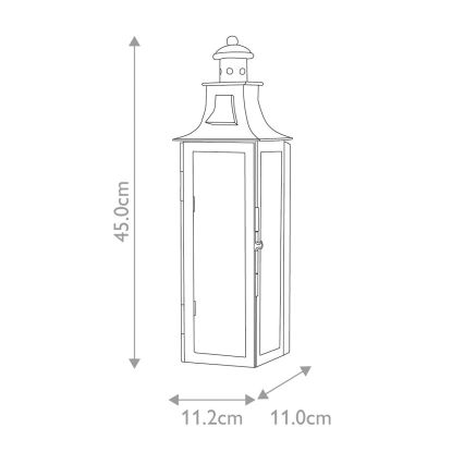 Elstead - Outdoor wall light STOW 1xE14/60W/230V IP44