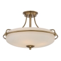 Elstead - Surface-mounted chandelier GRIFFIN 4xE27/100W/230V brass