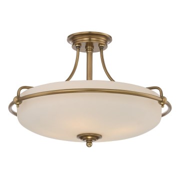 Elstead - Surface-mounted chandelier GRIFFIN 4xE27/100W/230V brass