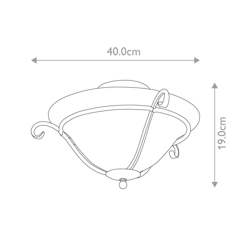 Elstead - Ceiling light TORCHIERE 1xE27/60W/230V