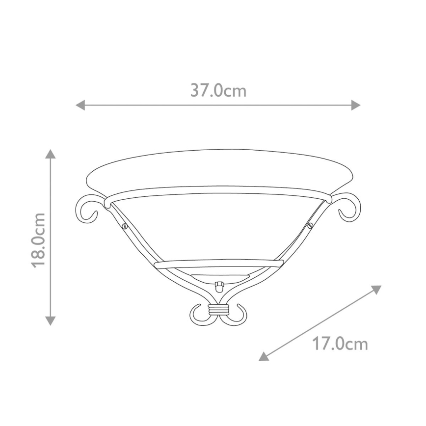 Elstead - Wall light TORCHIERE 1xE27/60W/230V