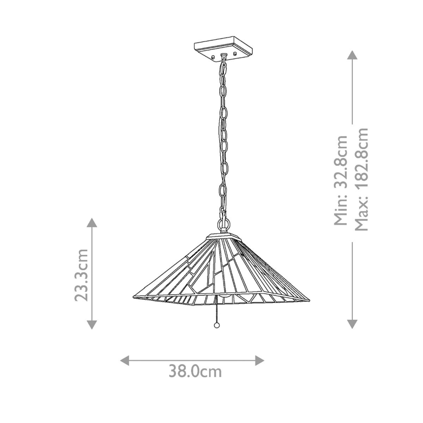 Elstead - Chandelier on a chain ALDERLEY 2xE27/60W/230V