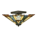 Elstead - Tiffany INGLENOOK Ceiling Light 2xE27/60W/230V