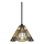 Elstead - Tiffany INGLENOOK rod pendant 1xE27/100W/230V
