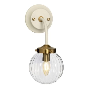 Elstead - Wall light COSMOS 1xE14/60W/230V white/brass