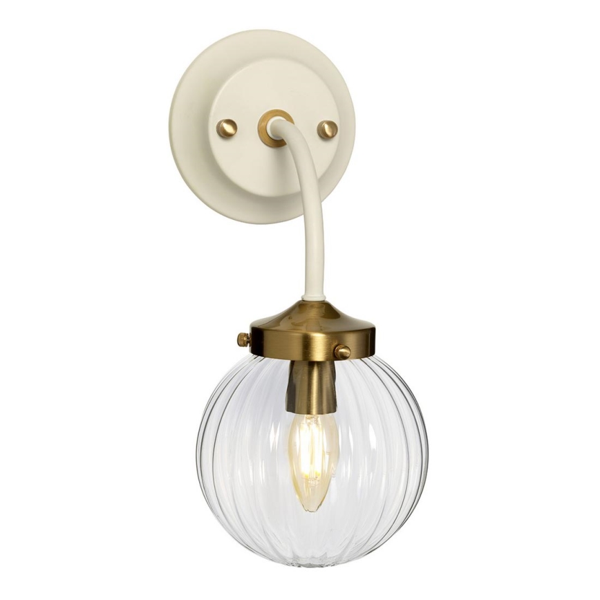 Elstead - Wall light COSMOS 1xE14/60W/230V white/brass