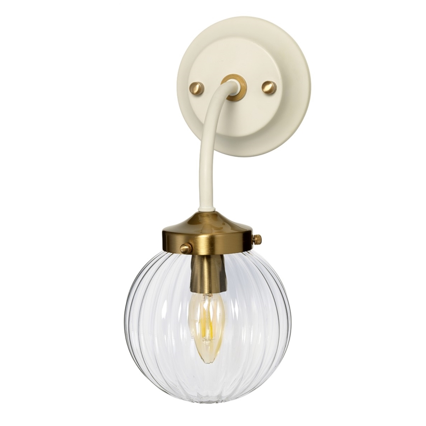 Elstead - Wall light COSMOS 1xE14/60W/230V white/brass