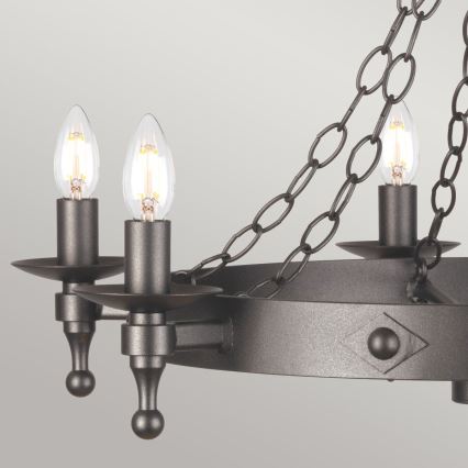 Elstead - Chandelier on a chain WARWICK 6xE14/60W/230V
