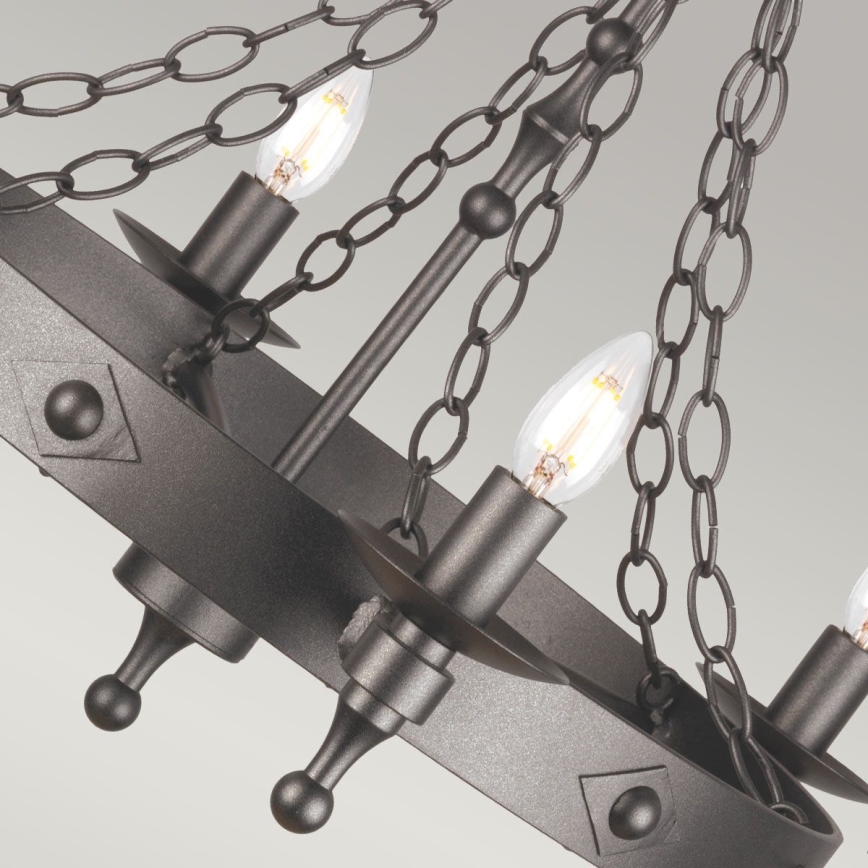 Elstead - Chandelier on a chain WARWICK 6xE14/60W/230V