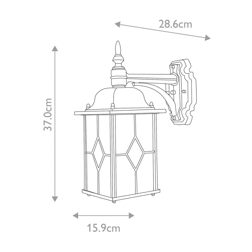 Elstead WX2 - Outdoor wall light WEXFORD 1xE27/100W/230V IP23
