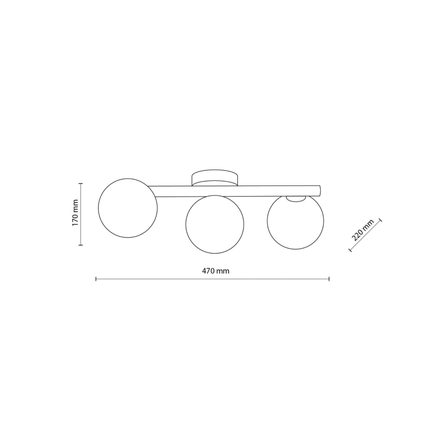 ELYON Ceiling Light 3xG9/10W/230V Pine