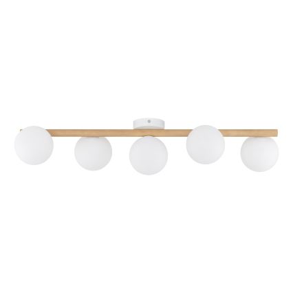 ELYON ceiling light 5xG9/40W/230V white/pine